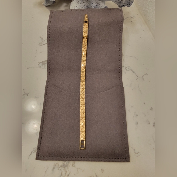 Women's Vintage 14k Gold Nugget Bracelet - Picture 2 of 5